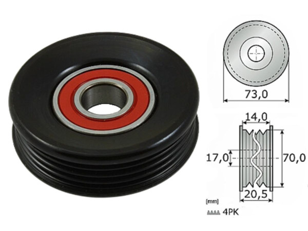 Imagen de Tensor De La Correa Honda Crv  Subaru Impreza/Forester/Outback 92-25