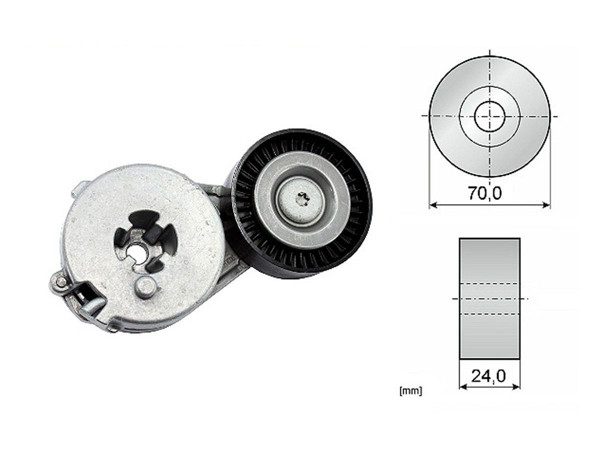 Imagen de Tensor De La Correa Audi Q5/A5/A4, Volks Amarok 4X2 - 4X4 08-25