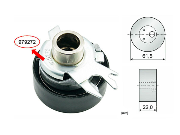 Imagen de Tensor Correa Distribucion Seat Cordoba  Volks Saveiro/Suran/Polo/Gol Vi Vii/Gol Iii/Gol V/Cross Fox/Fox/Golf/Gol Ii 95-25