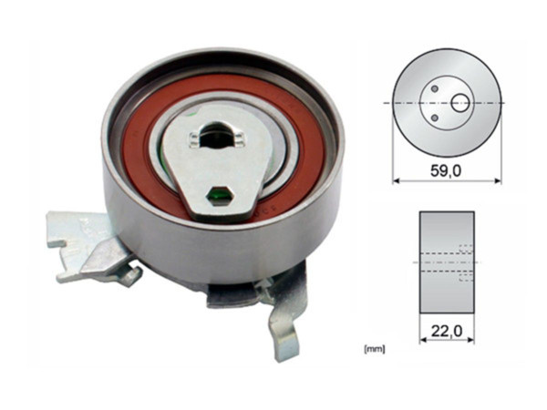 Imagen de Tensor Correa Distr-Chev/Agile/Celta/Corsa/Monatana/Onix/Prisma-Fiat/Palio/Stilo/Idea