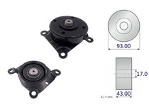 Imagen de Soporte Del  Viscoso Ford Ranger 4X2/Ranger 4X4  Mazda Bt50 4X4/Bt50 12-25