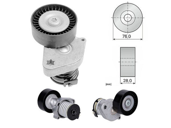 Imagen de Tensor Correa Alt Mercedes Benz Clc 200 Kompressor (Cl203)/C 200 Kompressor (W204)/C 180 Kompressor (W204)/C 230 Kompressor (W203)/C 200 Kompressor (W203)/C 200 Cgi (W204) 00-25