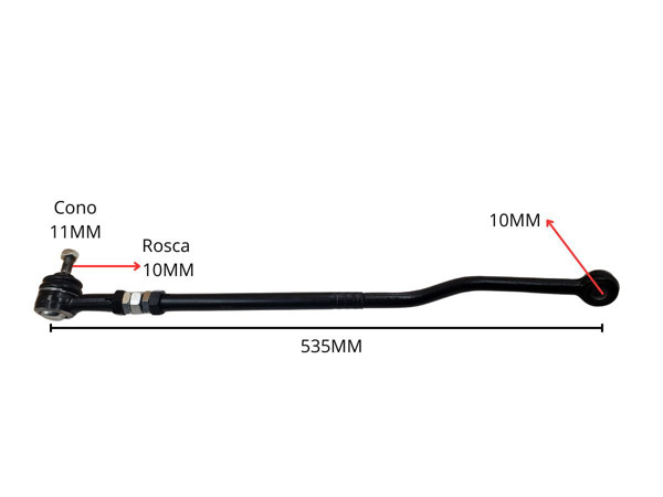 Imagen de Barra De Direccion Volkswagen  Parati/Saveiro/Gol Iv/Iii/Ii 95-25 Der