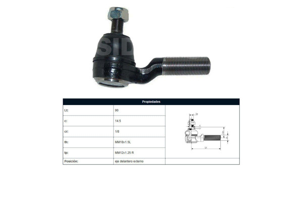 Imagen de Puntero Nissan D22 96-25 Der/Izq