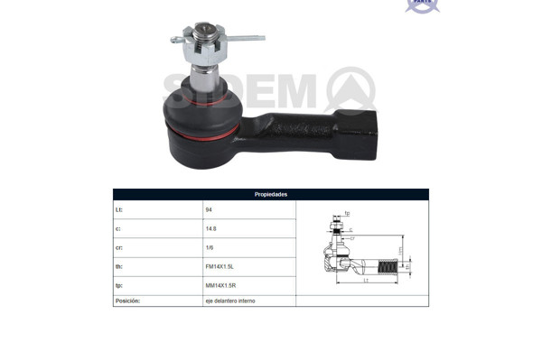 Imagen de Puntero Nissan D22 98-25 Der/Izq