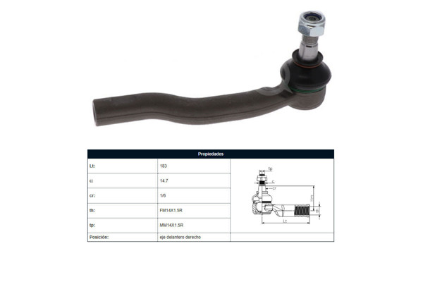 Imagen de Puntero Nissan D23 - Frontier - Np300 15-25 Der