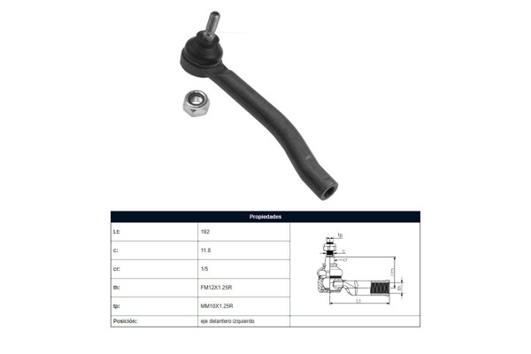 Imagen de Puntero Nissan Sentra B17 13-25 Izq