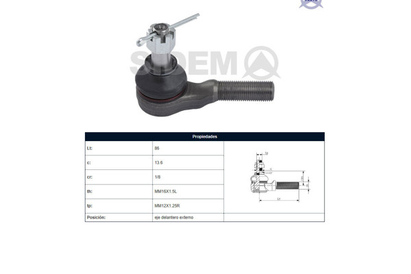 Imagen de Puntero Mitsubishi L200 93-06 Der/Izq
