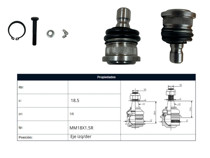 Imagen de Rotula Nissan Versa/March/Note 11-25 Der/Izq