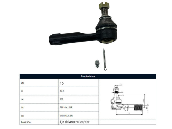 Imagen de Puntero Nissan Sentra B13/Sentra B14/Sentra B15 82-17 Der/Izq