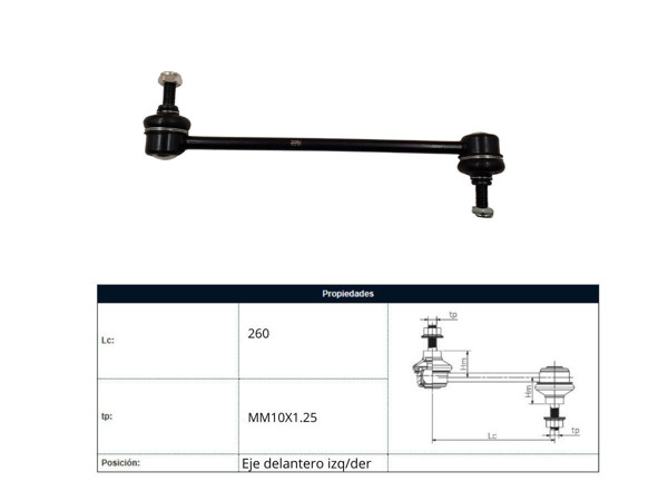 Imagen de Bieleta Nissan Sentra B16 07-12 Der/Izq