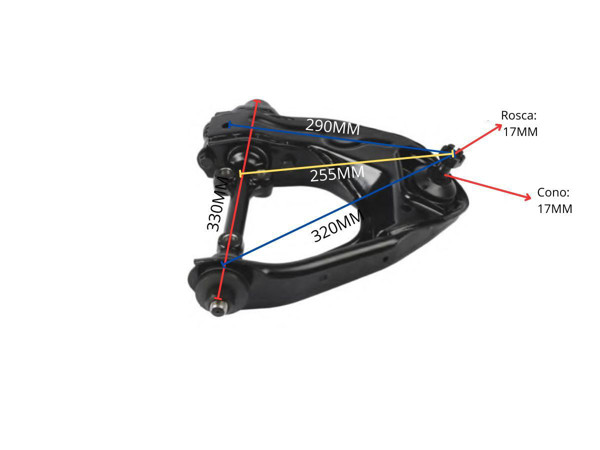 Imagen de Parilla De Suspension Delantera GWM Gonow Toyota Hilux Zx 84-25 Der/Izq