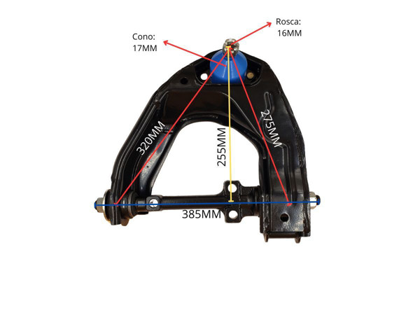 Imagen de Parilla De Suspension Delantera GWM Toyota Hilux Zx  84-25 Der/Izq