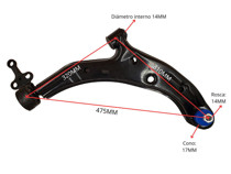 Imagen de Parilla De Suspension Delantera Nissan Sentra B15 01-06 Der