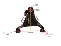Imagen de Parilla De Suspension Delantera Nissan D23 - Frontier - Np300 15-25 Izq