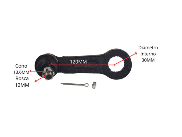 Imagen de Brazo Pitman Mitsubishi L200 96-06 Izq