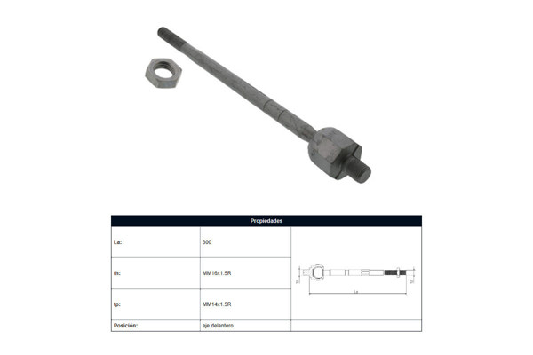 Imagen de Mate Volkswagen Saveiro/Gol/Suran 04-25 Der/Izq
