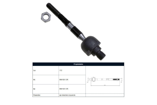 Imagen de Mate Kia Sorento 05-25 Izq