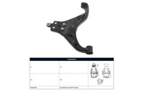 Imagen de Parilla De Suspension Del Hyundai Tucson, Kia Sportage 04-25 Izq