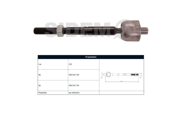 Imagen de Mate Ford Ranger 4X2/Ranger 4X4, Mazda Bt50 12-25 Der/Izq