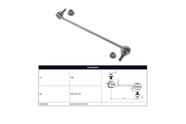 Imagen de Bieleta Ford Focus 05-25 Der/Izq
