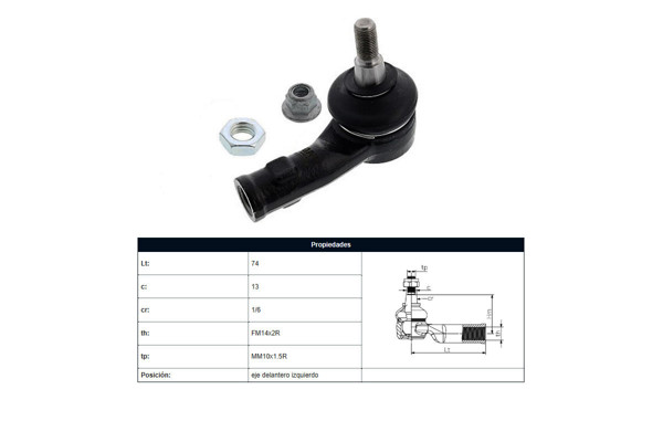 Imagen de Puntero Ford Focus 98-05 Der