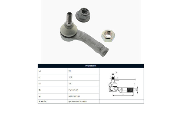 Imagen de Puntero Ford Ecosport/Fiesta/Ka 05-25 Der