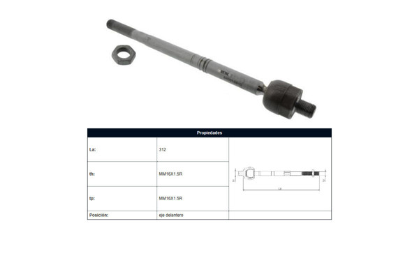 Imagen de Mate Audi A3/Q3  Seat Leon Sc/Leon Cupra Sc  Volks Vento/Golf/Tiguan 03-25 Der/Izq