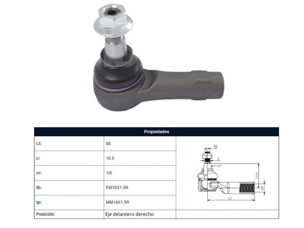 Imagen de Puntero Volks Amarok 4X2 - 4X4 11-25 Der