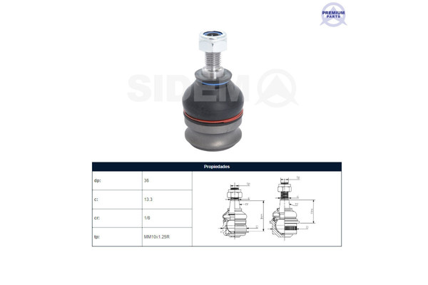 Imagen de Rotula Delantera Hyundai Atos 98-25 Der/Izq