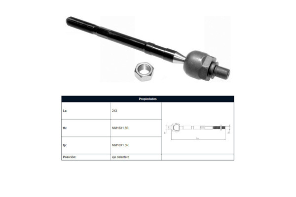 Imagen de Mate Hyundai Tucson, Kia Sportage 94-25 Der/Izq