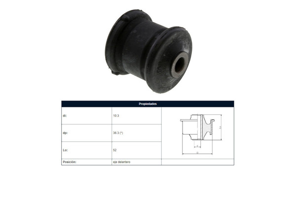 Imagen de Buje Chevrolet Agile/Celta/Corsa/Corsa Combo/Montana 95-21 Der/Izq