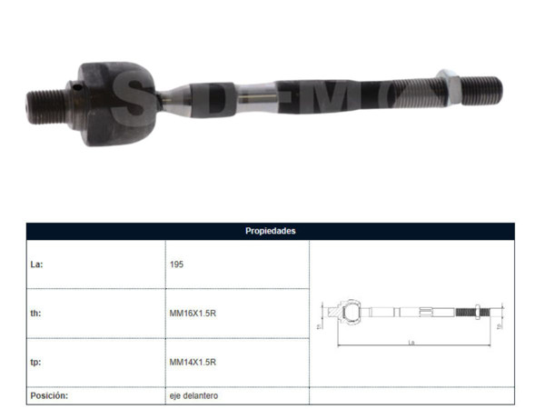 Imagen de Mate Hyundai Accent 07-12 Der/Izq