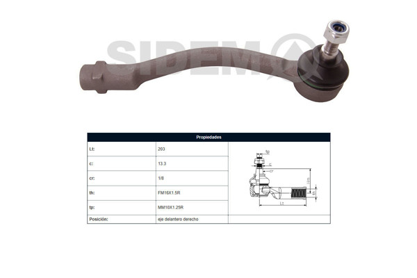 Imagen de Puntero Hyundai Accent, Kia Rio 12-25 Der