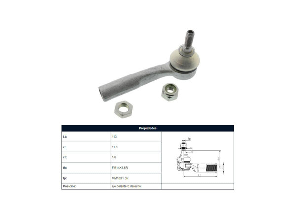 Imagen de Puntero Citroen Nemo, Peug Bipper 11-25 Izq