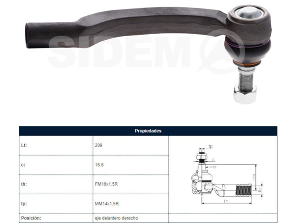 Imagen de Puntero Fiat Ducato, Peug Boxer 06-25 Der