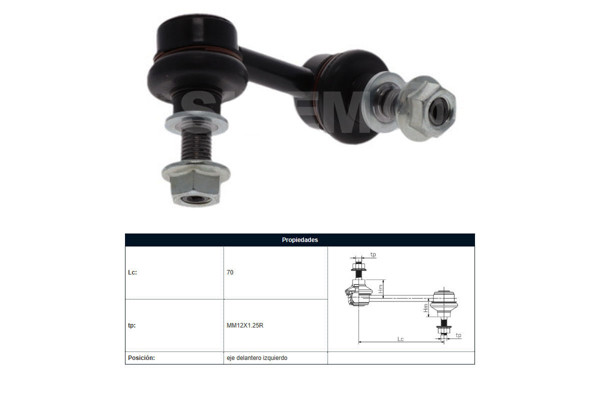 Imagen de Bieleta Nissan D23 - Frontier - Np300 15-25 Izq