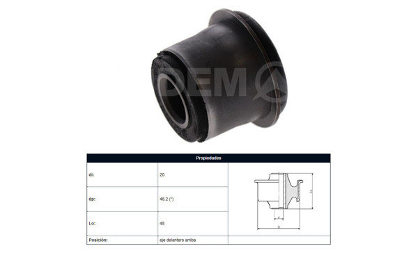 Imagen de Buje Toyota Hilux 97-04 Der/Izq