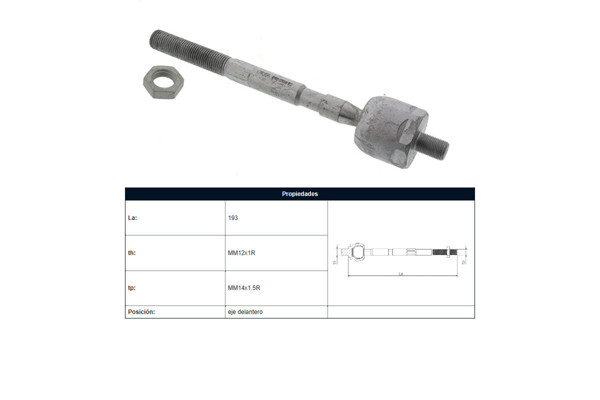 Imagen de Mate Renault Logan/Sandero/Stepway 08-25 Der/Izq