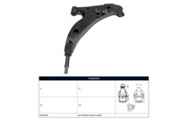 Imagen de Parilla De Suspension Delantera Toyota Corolla 91-95 Der