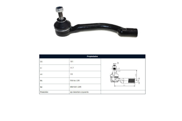 Imagen de Puntero Renault Koleos 09-15 Izq