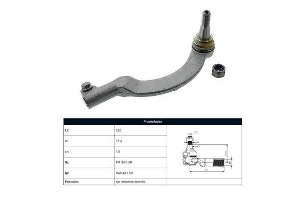 Imagen de Puntero Renault Master 04-25 Der