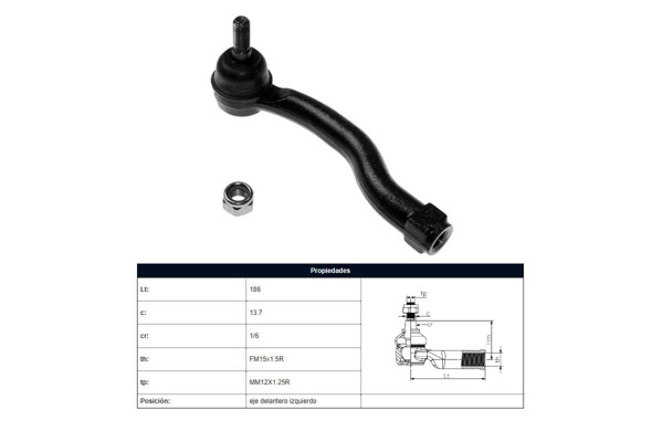 Imagen de Puntero Toyota Corolla 15-25 Izq