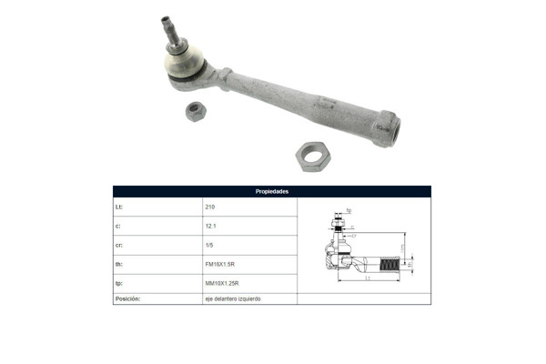 Imagen de Puntero Citroen C3/C3 Picasso/C-Elysee, Peug 207 10-25 Izq