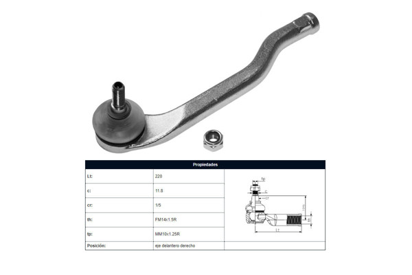 Imagen de Puntero Renault Oroch/Captur/Duster 11-25 Der