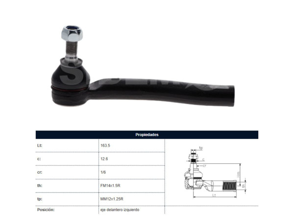 Imagen de Puntero Byd F0 Gli/F3  Geely Lc/Lc Cross/Emgrand 718  Lifan 620  Toyota Corolla 96-25 Izq