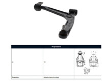Imagen de Parilla De Susp Del Citroen Xsara/Berlingo/Xsara Picasso  Peug Partner 96-25 Der