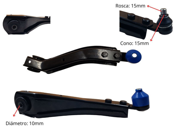 Imagen de Brazo De Suspension Chevrolet Agile/Celta/Montana/Corsa 95-21 Der