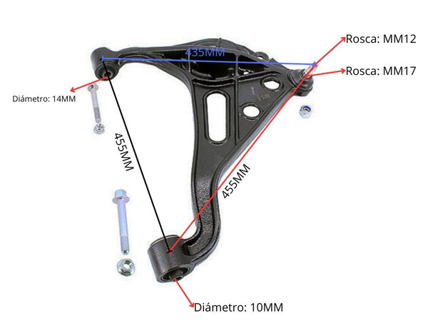 Imagen de Parilla De Suspension Delantera Suzuki Grand Vitara 98-04 Der