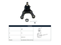 Imagen de Rotula Delantera Hyundai Galloper, Mitsubishi L200 93-25 Der/Izq